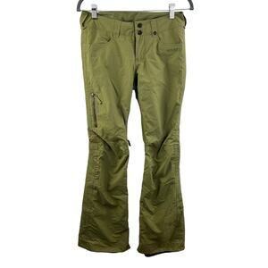 BURTON Algae Green DryRide Waterproof TWC Sundown Snowboard Pants Size XS